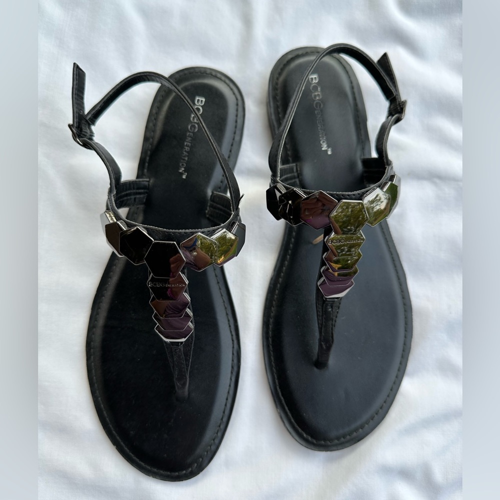 BCBGeneration sandals black 8.5